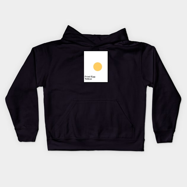 Pantone Fried Egg Kids Hoodie by Perezzzoso